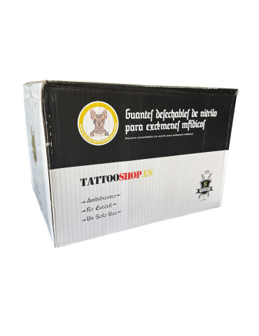 GUANTES DE NITRILO , CAJA 10UD